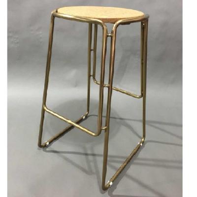 Waratah barstool brass